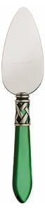 ALADDIN OLD SILVER-PLATED RING PARMESAN & HARD CHEESE KNIFE - Green