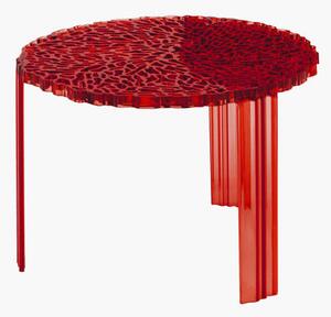 T-Table Medio Coffee table - H 36 cm by Kartell Red