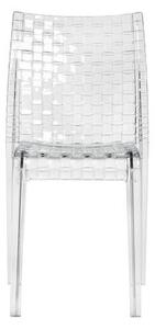 Ami Ami Stacking chair - Polycarbonate transparent by Kartell Transparent