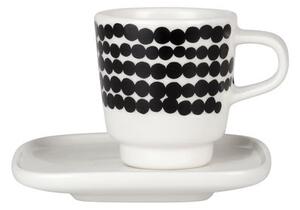 Siirtolapuutarha Espresso cup by Marimekko White/Black