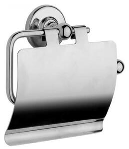 Samuel Heath Antique Toilet Roll Holder With Cover N4337-C Chrome Plated