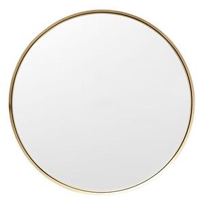 Darkly Large Wall mirror - / Metal - Ø 60 cm by Menu Gold/Metal