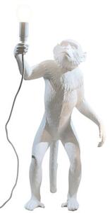 Monkey Standing Table lamp - / Indoor - H 54 cm by Seletti White