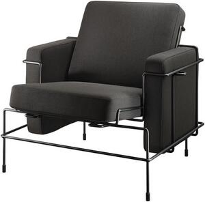 Traffic Padded armchair by Magis Brown/Black