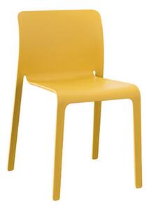 First Chair Stacking chair - / Plastic by Magis Yellow