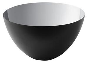 Krenit Salad bowl - Ø 25 x H 14 cm - Acier by Normann Copenhagen Black/Silver/Metal
