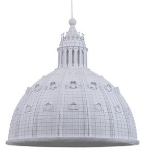 Cupolone LED Pendant - / Saint Peter’s Basilica dome - Ø 70 cm - Resin by Seletti White