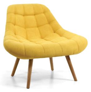 Cocktail Shell Sunny Yellow Accent Chair