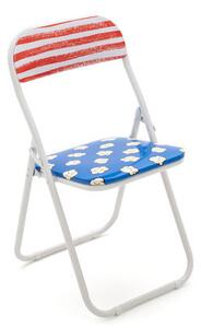 Pop corn Folding chair - / Padded by Seletti Multicoloured