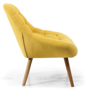 Cocktail Shell Sunny Yellow Accent Chair