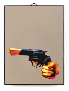 Toiletpaper Mirror - / Revolver - Medium H 30 cm by Seletti Multicoloured