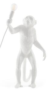 Monkey Standing Table lamp - / Outdoor - h 54 cm by Seletti White