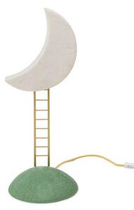 My Secret Place Table lamp - / H 51 cm by Seletti White/Green/Gold