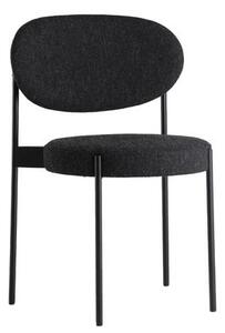 Series 430 Padded chair - Stackable - Fabric & Metal by Verpan Grey