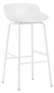 Hyg High stool - / H 75 cm - Polypropylene by Normann Copenhagen White