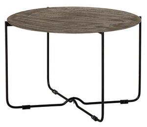 Adele Coffee table - / Ø 63.5 cm - Patinated metal by Bloomingville Brown