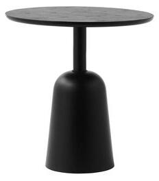 Turn Coffee table - / Height adjustable from 41 to 64 cm / Ø 55 cm by Normann Copenhagen Black