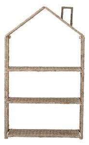 Maison Shelf - / to stand up or hang - L 81 x H 137 cm by Bloomingville Beige/Natural wood