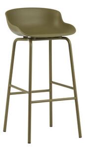 Hyg High stool - / H 75 cm - Polypropylene by Normann Copenhagen Green