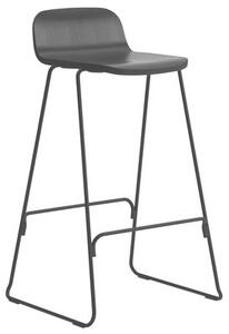 Just High stool - Backrest / H 75 cm by Normann Copenhagen Black