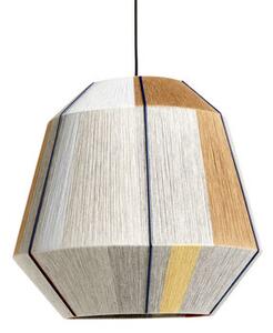 Bonbon Large Lampshade - / Ø 50 cm - Hand-woven wool by Hay Grey/Beige