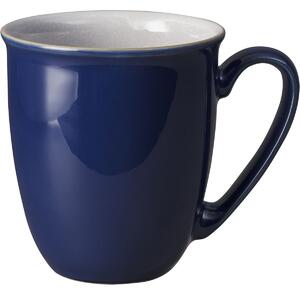 Denby Elements Coffee Beaker Mug Dark Blue