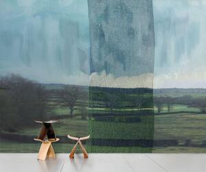 De l'autre côté, le calme Panoramic Wallpaper by Domestic Multicoloured