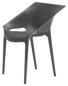 Dr. YES Stackable armchair - Polypropylene by Kartell Black