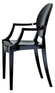 Lou Lou Ghost Children armchair by Kartell Black