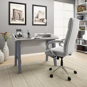 Truro Grey and Marble Effect Desk Grey