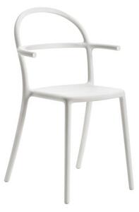 Generic C Stackable armchair - / Polypropylene by Kartell White