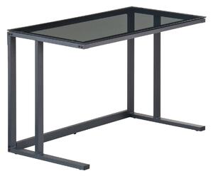Air Smoked Glass Desk Clear