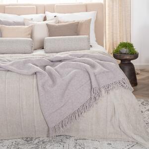 Boucle blanket 140x200cm light grey