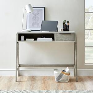 Rogan Concrete Effect Desk Grey