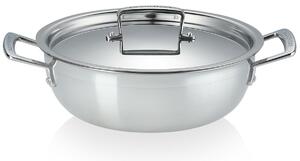 Le Creuset 24cm 3 Ply Stainless Steel Non-Stick Chefs Casserole