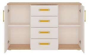 4Kids White & Oak Sideboard with Drawers