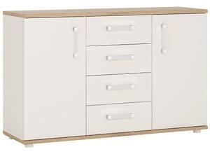 4Kids White & Oak Sideboard With Drawers