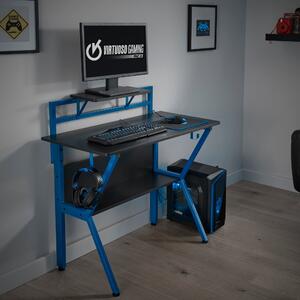 Rogue Blue Gaming Desk Blue/Black