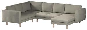 Norsborg 5-seat corner sofa with chaise longue cover