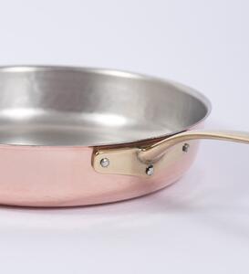 COPPER FRYPAN WITH LID - 30CM