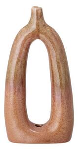 Vase - / Ceramic - Hand-made/ H 24.5 cm by Bloomingville Orange/Brown