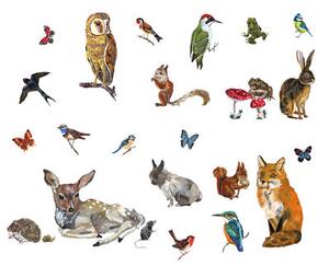 Les animaux 2 Sticker - Set of 27 stickers by Domestic Multicoloured