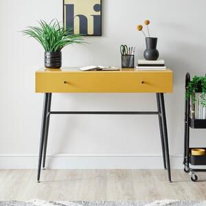 Oliver Lift Top Dressing Desk Yellow