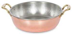 COPPER TRADITIONAL POT WITH LID - 26CM