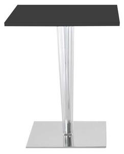 Top Top - Contract outdoor Square table - Square table top by Kartell Black