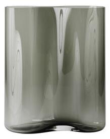 Aer Small Vase - / H 33 cm - Glass by Menu Grey