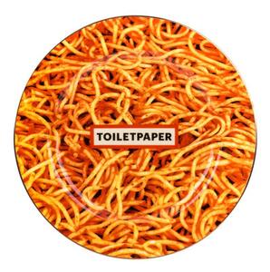 Toiletpaper - Spaghetti Plate - / Porcelain by Seletti Multicoloured
