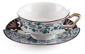 Hybrid Aspero Teacup - / Cup + saucer set by Seletti Multicoloured