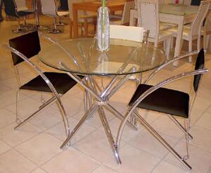 Fesco Glass Circular Round Table