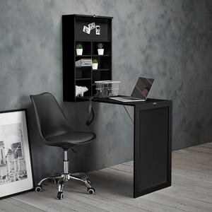 Arlo Black Foldaway Wooden Wall Desk
